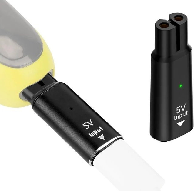 Philips Rasierer-Ladegerät mit Typ-C-Anschluss in Schwarz für Bartschneider Modelle BT3238/15, QP2724, QP2834, BT3230, MG7910 und MG5910 - Bild 1