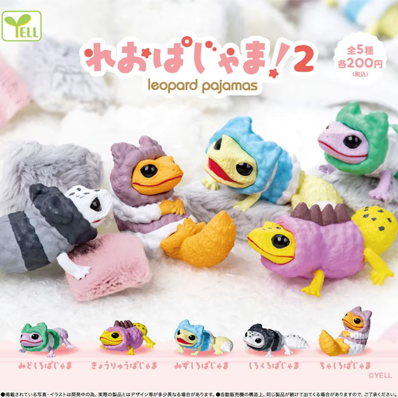 YELL Gecko Eidechse Pyjama Actionfiguren, Blindbox, Kunststoff, Bunt - Bild 2