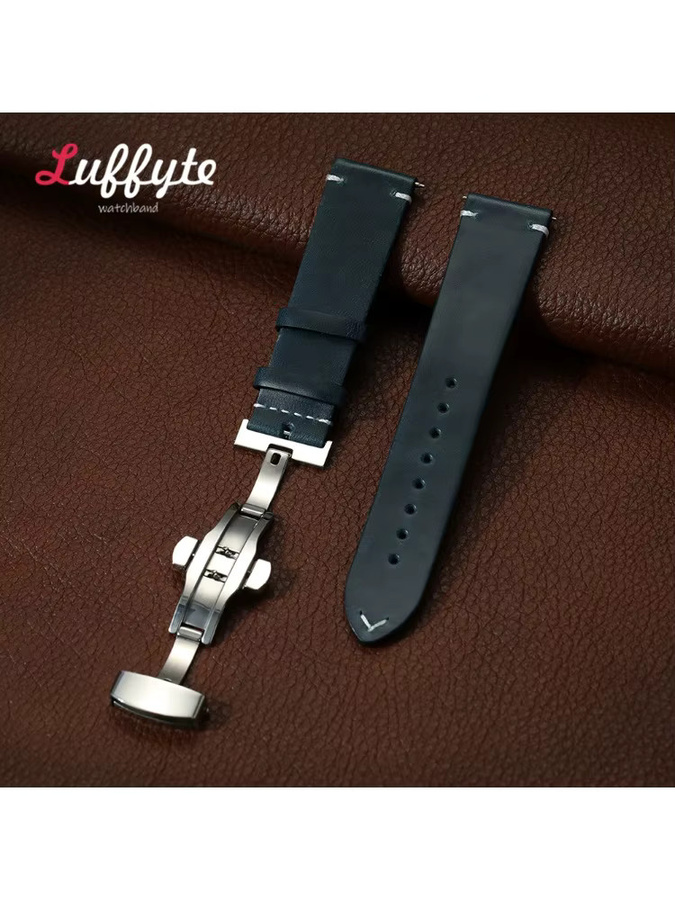 Luffyte Uhrenarmband Leder, Retro, Unisex - Bild 2