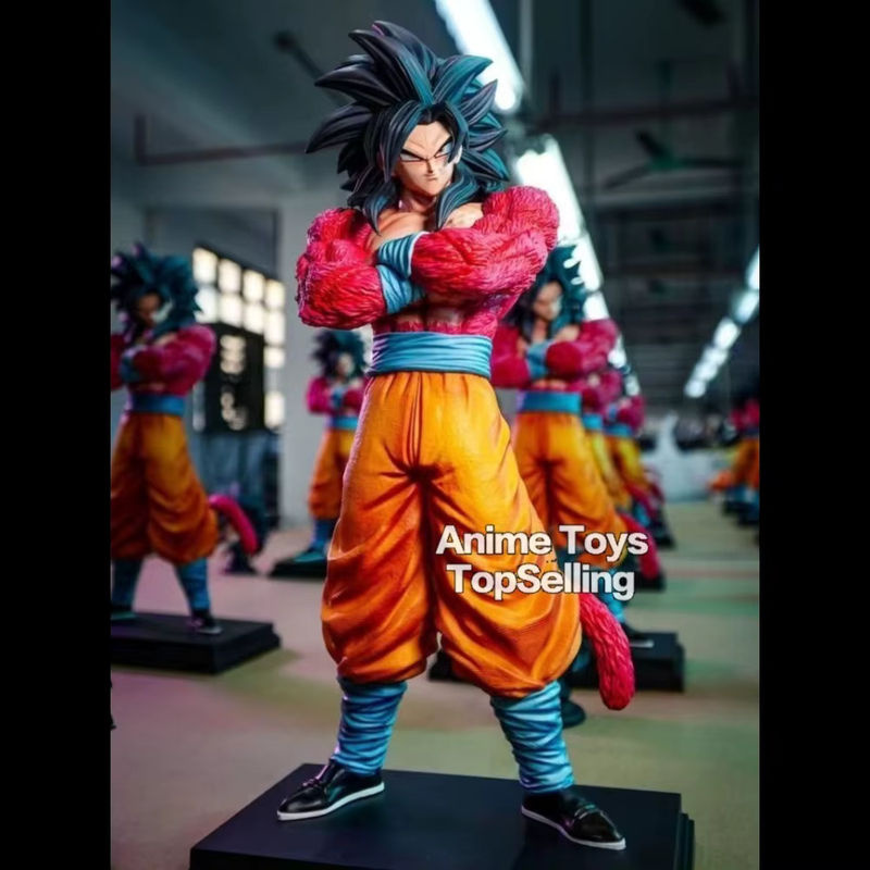 Bandai Dragon Ball Son Goku Super Saiyajin 4 Figur aus Kunststoff, mehrfarbig - Bild 2