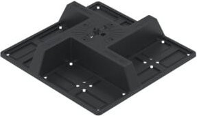 OBO Bettermann Universal-Standfuß UniBase für bis zu 6 Steine in Schwarz - Bild 1