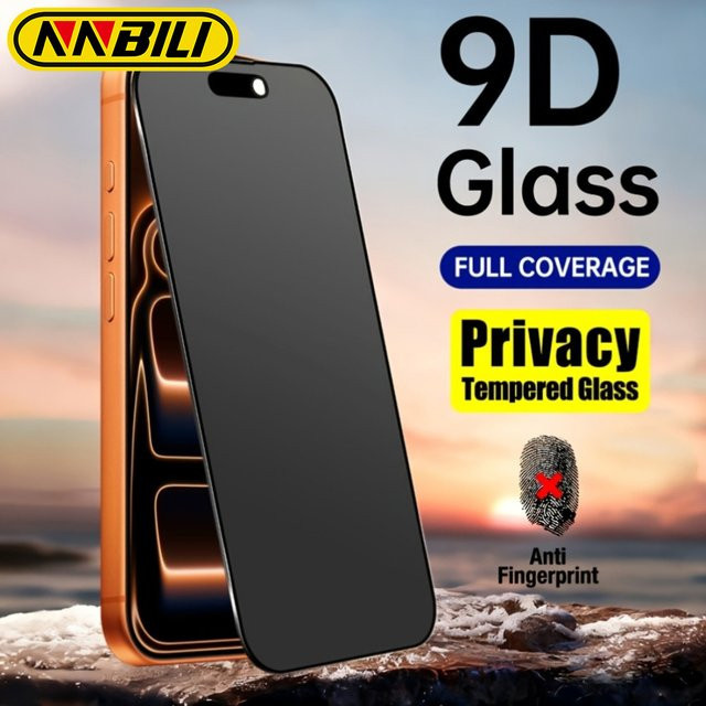 NNBILI 2er-Pack Mattierte Sichtschutz-Displayschutzfolien aus gehärtetem Glas für iPhone 17 16 15 14 13 12 11 Pro Max 17e 16e Plus - Bild 1