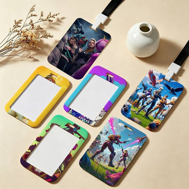 Game F-FortniteS Ausweishalter mit Etui aus Kunststoff in Multicolour für Schule und Büro - Bild 1