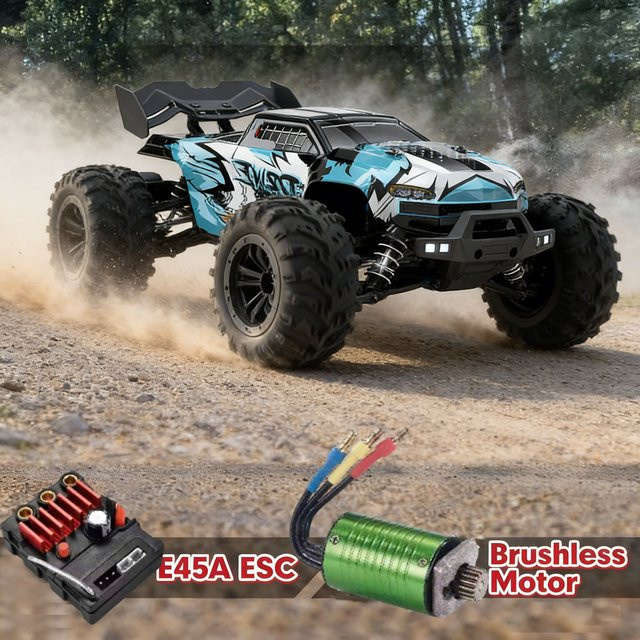 WLtoys RC Auto, 1:16, 4WD, mit LED-Leuchten, Geländefahrzeug - Bild 1
