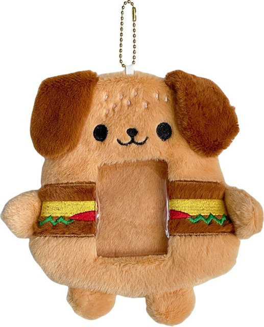 Burger Puppy Kartenhülle transparent und mehrfarbig als Aufbewahrung für Ausweise und Visitenkarten - Bild 1