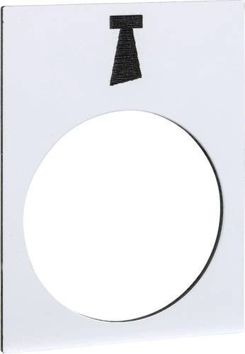 Schneider Electric ZB2BY4932 Bezeichnungsschild in Weiß - Bild 1