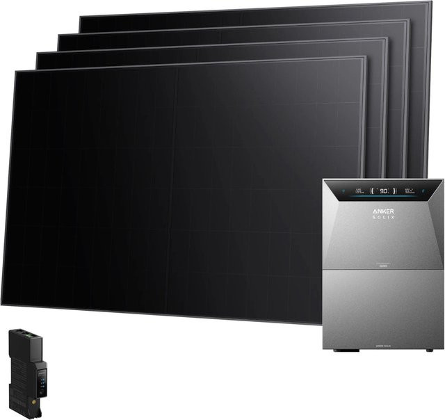 Anker SOLIX Balkonkraftwerk mit 4x480 Wp Solarpanels, Solarbank 4 E5000 Pro, BP5000 Erweiterungsakku und Smart Meter Gen 2 - Bild 1