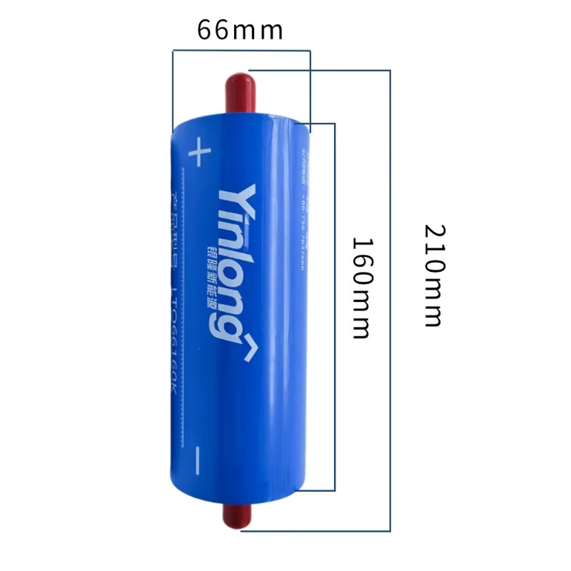 Yinlong LTO Lithium-Titanat-Batterie 2.3V 45Ah 66160 Zelle für Solarenergie-Speicher, Wohnmobil und Elektrofahrzeuge, Blau - Bild 4
