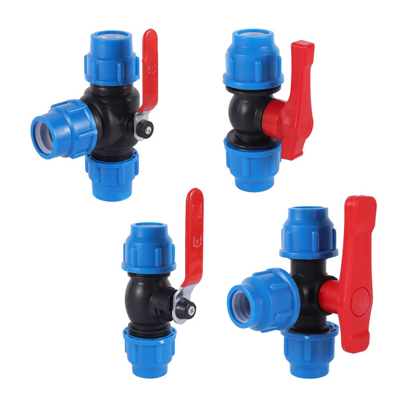 PVC PE Kunststoff Schnell-Kugelhahn zur Gartenbewässerung für Wasserrohre und Rasensprenger in den Größen 20mm, 25mm, 32mm, 40mm und 50mm - Bild 6