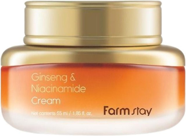 Farmstay Ginseng & Niacinamid Creme Aufhellend Feuchtigkeitsspendend, 55 ml