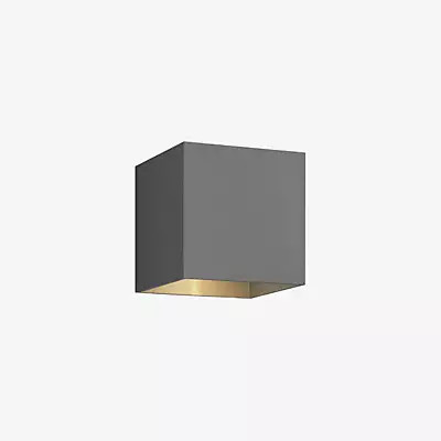 Wever & Ducré Box 1.0 LED Wandleuchte für den Außenbereich, dunkelgrau, warmweiß 2.700 K - Bild 1