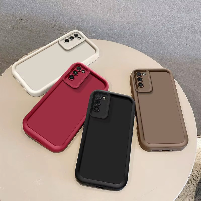 Stoßfeste matte Schutzhülle für OPPO A5, A5 5G und A5 4G in Transparent - Bild 2