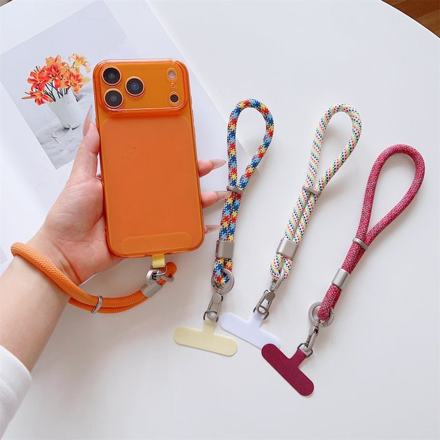szHAIyu Handy-Umhängeband in Schwarz mit Selbstverriegelung und Anti-Verlust-Design aus langlebigem Polyester - Bild 1