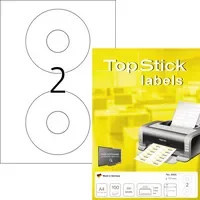Herma CD/DVD Etiketten Universal in Weiß, Durchmesser: 117 mm - Bild 1