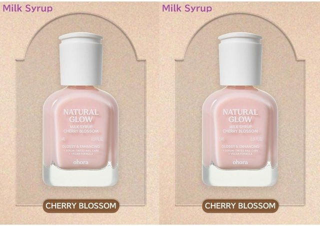 OHORA Sirup Nagelhärter Set Cherry Blossom, 2 x 10 ml, Glänzend - Bild 1