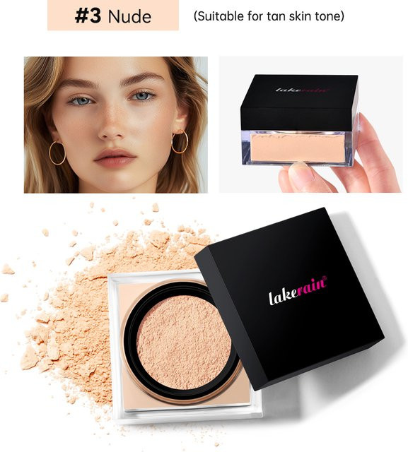 lakerain Puder, Matt, Nude, Unisex - Bild 1