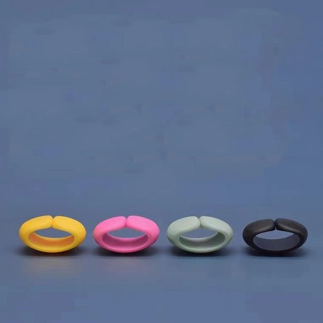 6er-Pack Chic Rain Desktop-Kabelmanager in Multicolour, selbstklebende Kabelclips und Kabelhalter für deinen Schreibtisch - Bild 1