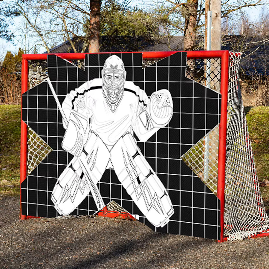 JOCESTYLE Hockey-Netz, Torwartziel, Trainingsziel, Schieß-Trainingshilfe - Bild 3