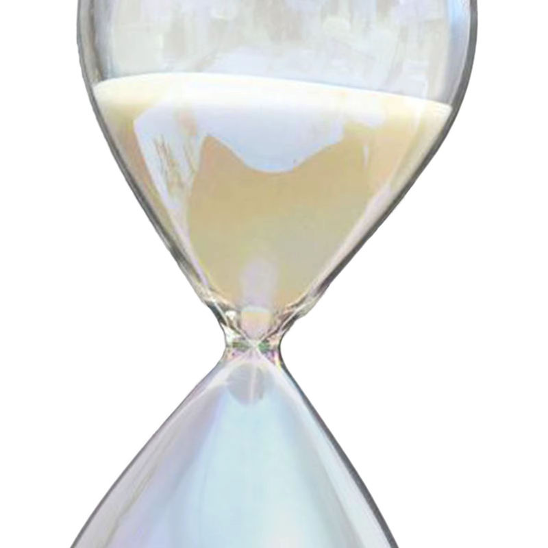 Kesoto Sanduhr aus Glas in transparentem Design für Dekoration und Desktop im skandinavischen Stil - Bild 2