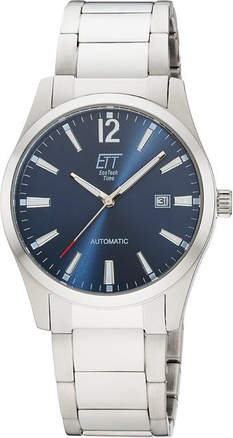 ETT Eco Tech Time Herrenuhr, Automatik, Edelstahl, 41 mm, Blau, 10 ATM - Bild 1