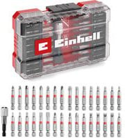 Einhell Bit-Set 33-teilig mit 50 mm Bits im M-Case in Grau-Rot-Transparent - Bild 1