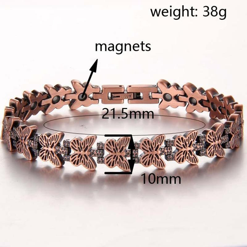 OKtrendy Armband, Kupfer, Schmetterlingsdesign, Damen - Bild 3