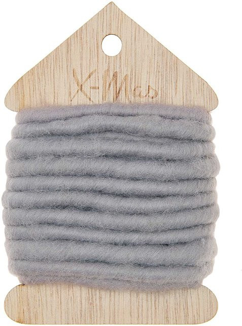 Rico Design Kordel aus Polyester in Grau, Länge: 3 m - Bild 1