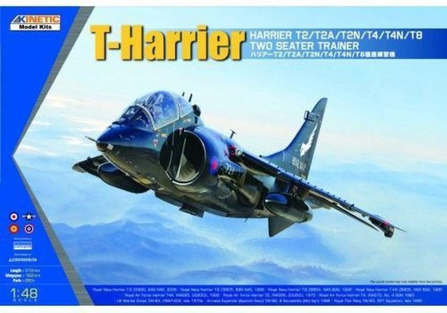 Kinetic Model Kits T-Harrier T2/T4/T8, Fahrzeuge, 1:48, Kunststoff, Schwarz - Bild 1