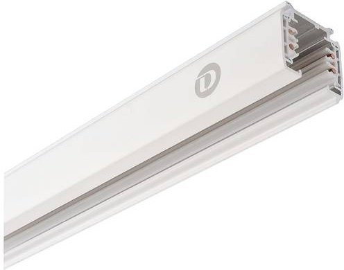 Deko Light D Line Aufbaustromschiene Hochvolt-Schienensystem 3-Phasen in Weiß, Länge: 3 m - Bild 1