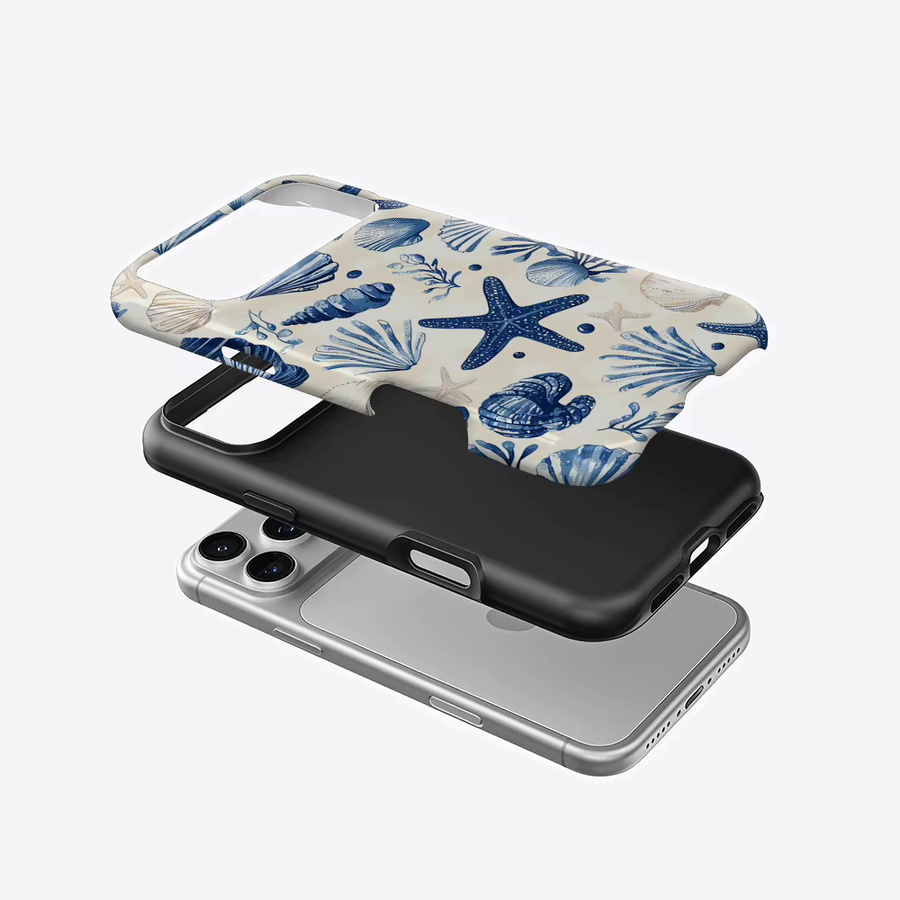 Navy Beach Tough Case Handyhülle mit Magnetfunktion für iPhone 17 16 15 14 13 Pro Max Plus in Blau - Bild 2