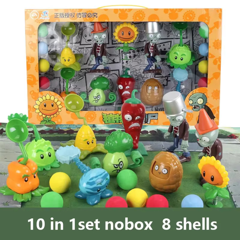 SHI JI YI GAO Plants Vs Zombies Erbsenschütze Sonnenblumen-Zombies, Spielzeug-Set, Einzelfigur - Bild 3