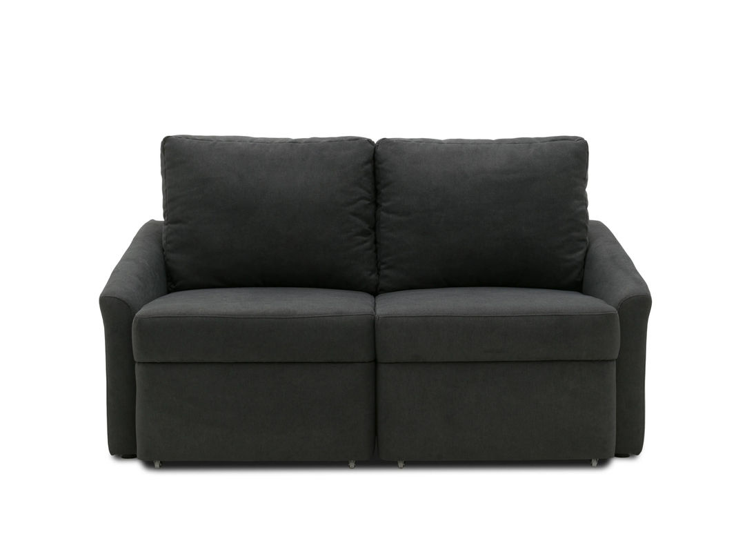 DOMO Schlafsessel Relax Box mit Boxspringfederung als Schlafsofa in Dunkelgrau, B: 168 cm, H: 202 cm, T: 96 cm - Bild 3