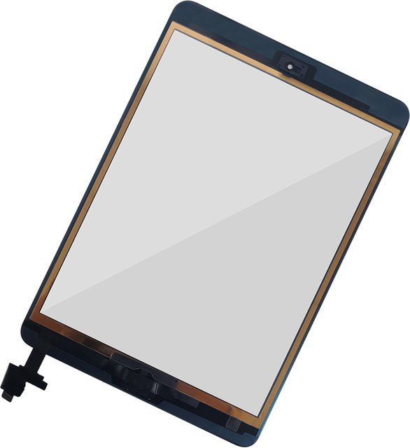 Apple iPad Mini 1 Digitizer Touchscreen mit IC Chip und Flexkabel in Weiß - Bild 1