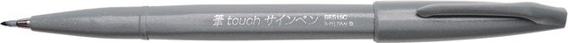 Pentel Brush Sign Pen Kalligrafiestift in Grau - Bild 1