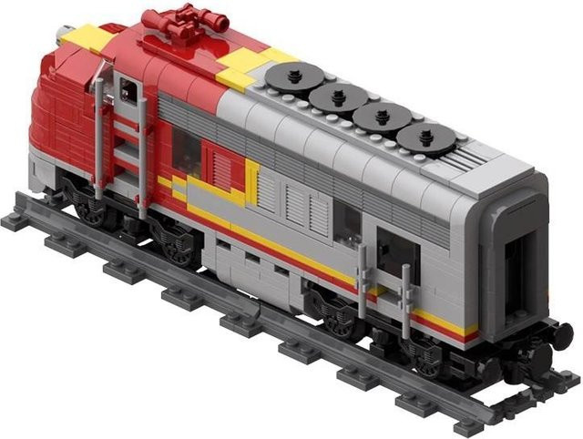 LEGO Santa Fe Super Chief Heavy Duty Zug Bausteine Set, ab 3 Jahre - Bild 1