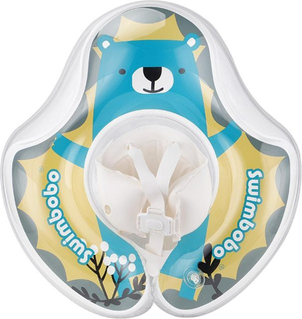 Swimbobo Baby-Pool-Schwimmer aufblasbarer Baby-Schwimmring blau 6 bis 36 Monaten - Bild 1