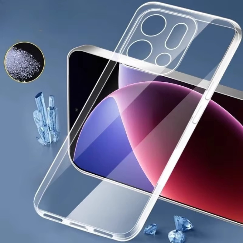 Transparente TPU-Silikon Handyhülle für OPPO Find X9 Pro, X9 und X9 Pro, ultradünner Schutz in Transparent - Bild 2