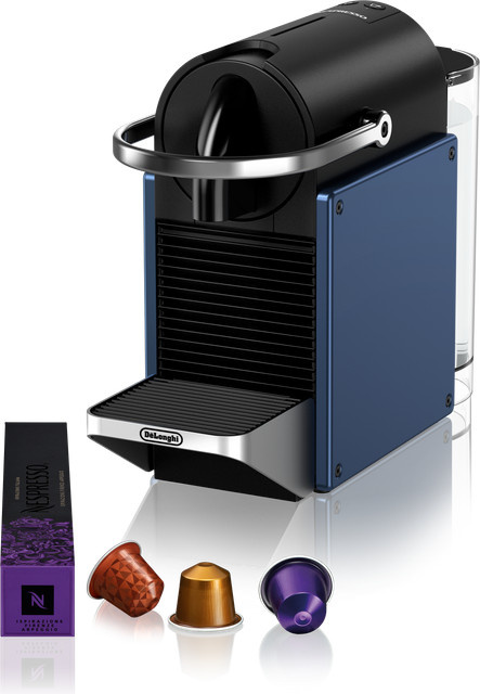 De'Longhi Nespresso Pixie EN127.BL Kapselmaschine Re-Design in Blau - Bild 1