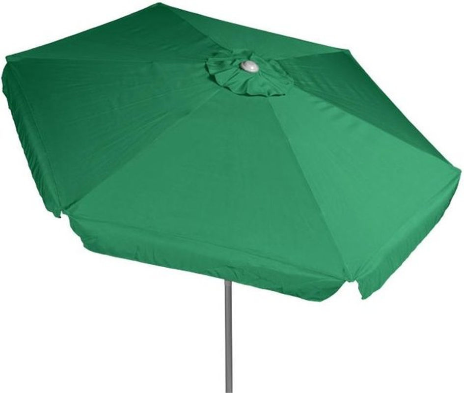 Merxx Sonnenschirm aus Polyester und Aluminium in Grün, Durchmesser: 230 cm, Höhe: 219 cm - Bild 4
