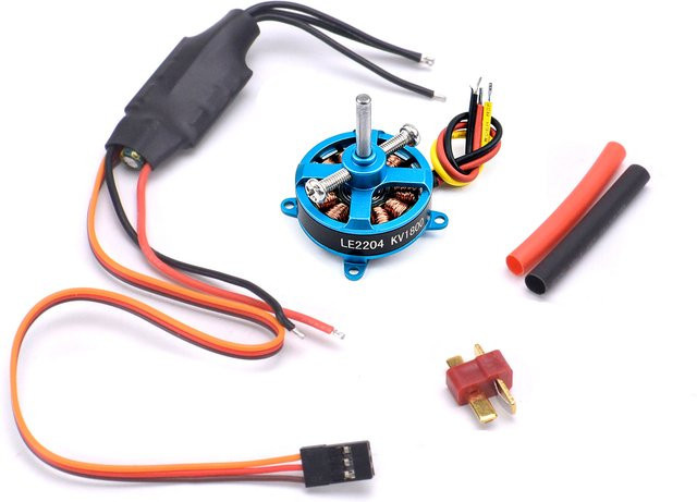 Readytosky L2204 2204 1800KV Bürstenloser Motor, ESC, Zubehör, Metall, Blau - Bild 1