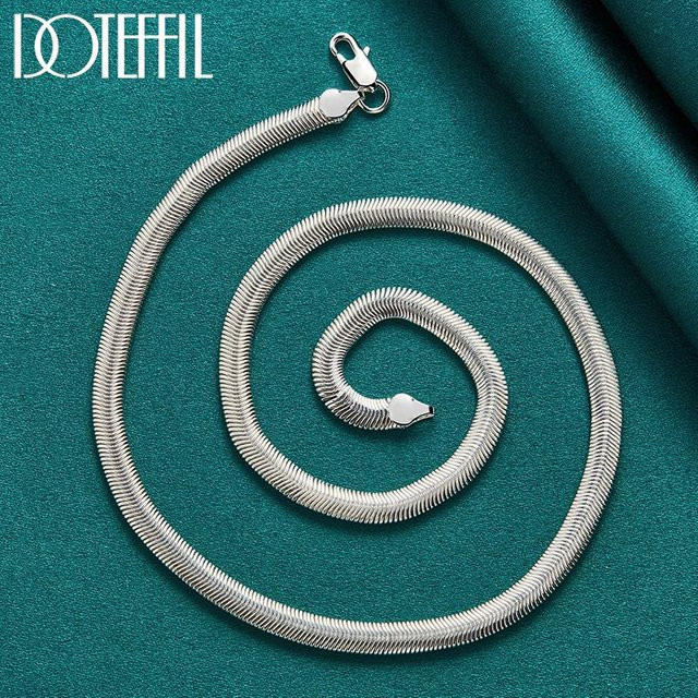 Doteffil Schlangenkette, Kupfer, Schwarz, 50 cm, Damen - Bild 1