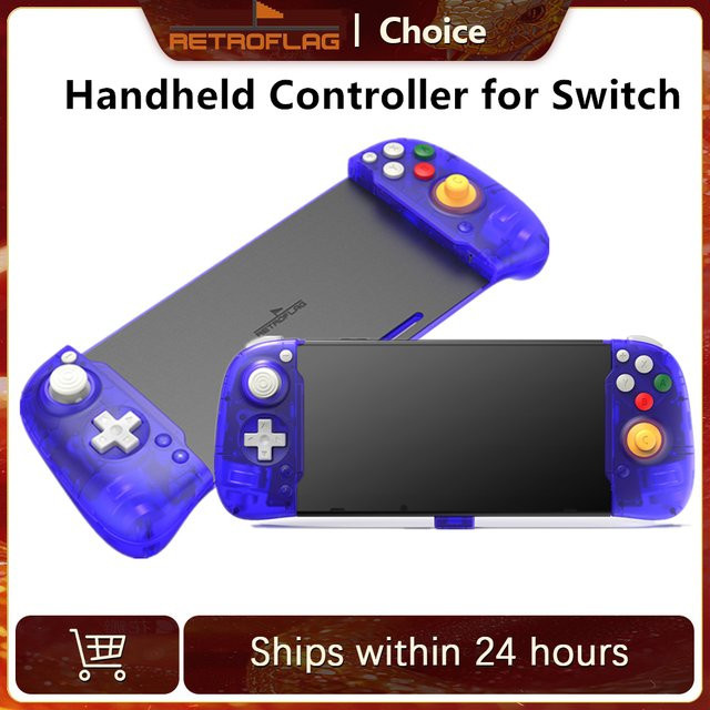 RETROFLAG Handheld-Controller Plug-and-Play mit Hall-Sensor gegen Drift kompatibel mit Nintendo Switch und Switch OLED - Bild 1
