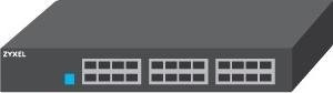 Zyxel GS1100-24ES Unmanaged Gigabit Ethernet Switch mit 24 Ports in Schwarz - Bild 1