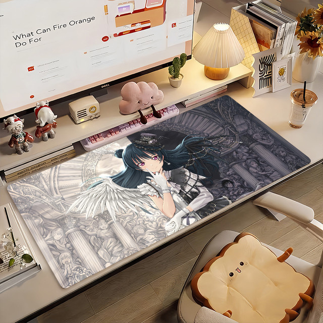 Love Live Sunshine Anime Mauspad in Multicolour, rutschfeste Gamer-Schreibtischunterlage für Laptop und Büro - Bild 1