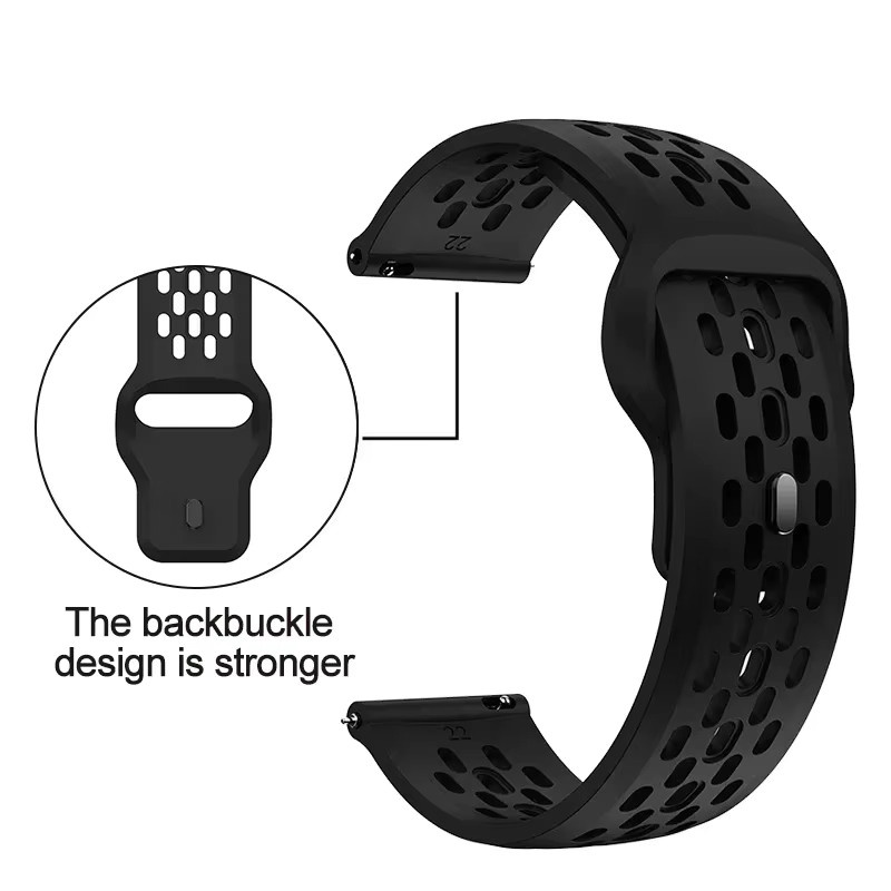 Haylou Uhrenarmband Silikon, 20mm 22mm, Unisex - Bild 6