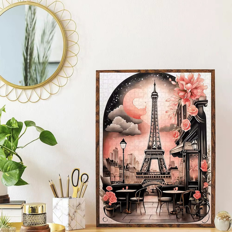 Challengi Eiffelturm Paris Street Scene Puzzle, 1.000 Teile - Bild 5