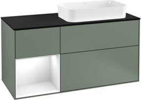 V&B Waschtischunterschrank Finion mit Wandbeleuchtung, Breite: 120 cm, Tiefe: 50,1 cm, Höhe: 50,1 cm, lackiert - Bild 1