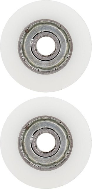 Ersatz-Set für Elite-Gewächshaus-Türräder von mfySpace aus Kunststoff, Durchmesser: 30 mm, Schwarz - Bild 1