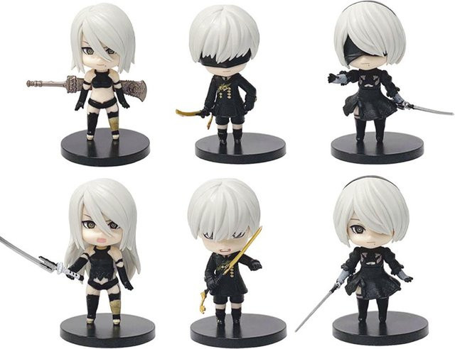 NieR:Automata A2 2B 9S Action Figur, PVC Modell, ab 14 Jahren - Bild 1