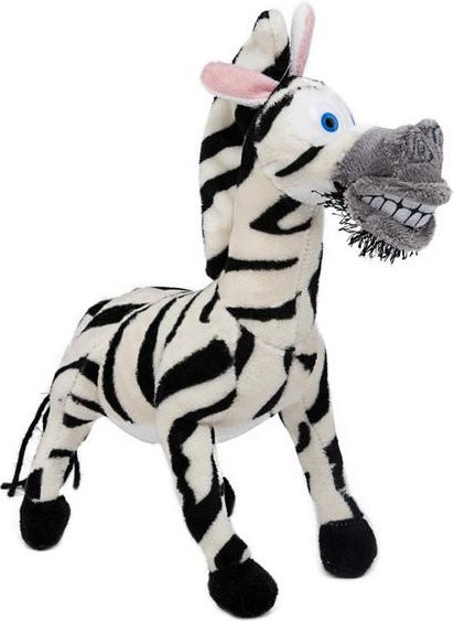 Babiqu Madagaskar Plüschtiere, Löwe Giraffe Pinguin Zebra Nilpferd, ab 1,5 Jahre - Bild 1
